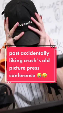 post accidentally liking crush’s old picture press conference 😭🤣 #toofunny #pressconference #athletes #relatable #10kin22