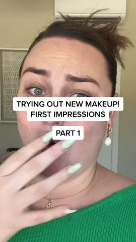 Nothing like trying new makeup to make your day a little better! #fyp #makeup #review #firstimpression #trend