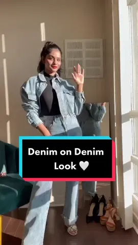 @hm @mango @topshoptopman - Outfit ✨.   #denim #OOTD #style #fashiontiktok #browngirl #toronto #punjabi #punjabikudi #fyp