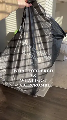 What I ordered vs what I got @abercrombie !! #abercrombie #abercrombiehaul #abercrombiejeans #fyp