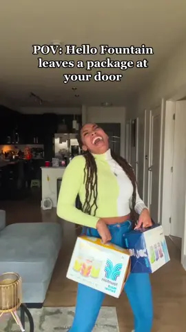 I love when I get that package notification! 📦 Where my hard seltzer drinkers at!? 👀🥤 #HelloFountain #fyp #xyzbca