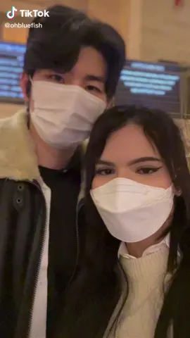 Otra linda pareja internacional @ohbluefish ❤❤ #fypシ #korean #interracialcouple