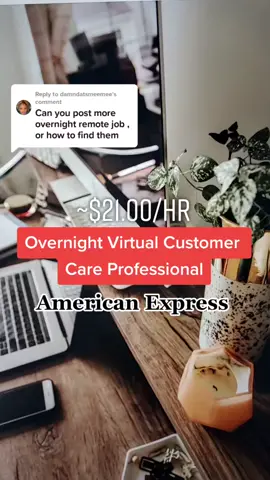 Reply to @damndatsmeemee #overnightjobs #nightjob #nightjobs #virtualjobs #remoteworkfromhomejobs #virtualwork #remotejobs2022 #remotework2022