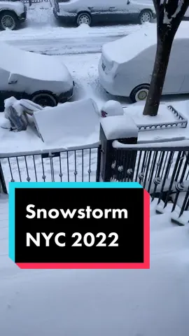 I thought I was really going to the gym. God had other plans. #snowstorm2022 #nyc #noreaster #stayathome