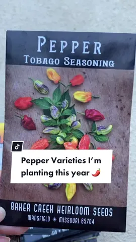 Pepper varieties I’m planting this year 🌶 anything you think I should add in?? #growyourownfood #pepper #gardentok #foodforest