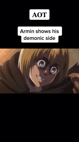 I wasnt expecting this from Armin #aot #scouts #arminarlert #armin #bertholdt #demontime