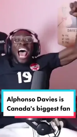@alphonsodavies watching his boys #CANMNT score goals is the best! 🇨🇦 #Soccer #canada #worldcupqualifiers (via Twitch/thatboydavies19)