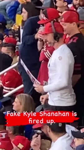 Fake Kyle Shanahan was LIVID 😂😂 (via sean.cunningham/IG) #49ers #nfl