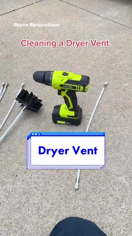 Dryer Vent Cleaning. #beforeandafter #howto #tutorial #ITriedItIPrimedIt #👍 #tools #tips #dailytip #fyp #xyzbca #pov