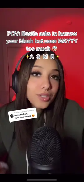 Reply to @_walkuszek Feeling like the main character✨ #bestie #roleplay #asmr #humor #makeup #blush #ITriedItIPrimedIt #makeupasmr #florencebymills