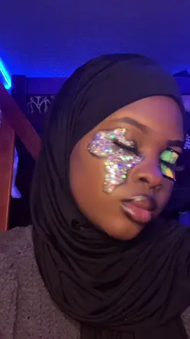 HAPPY BLACK HISTORY MONTH❤️✊🏾 #fyp #foryou #pourtoi #blackmua #hijabimua