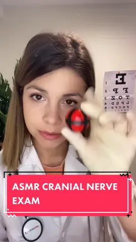 ASMR unpredictable cranial nerve exam video will be posted later today on YouTube #asmr #fyp #asmrsleep #asmr_tingles #asmrmedical #cranialnerveexam