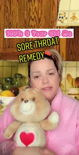 Sore throat remedy back in the day #retrotales #genxkid