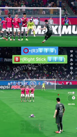 Messi Best free Kick / Knuckleball Tutorial / PS / XBOX / #fifa #fifa22 #ps5 #tutorial #viral #fyp #foryou #fut #viralvideo #trending #freekick #messi