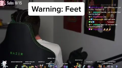 Grinch Feet 🦶#twitch #foryou #twichclips #streamer #feet