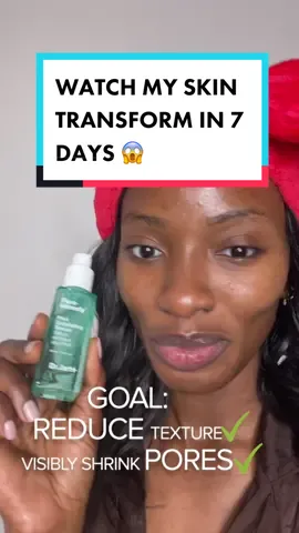 #ad Watch my skin transform in 7 days with @Dr.Jart+ US Pore Remedy™ PHA Exfoliating Serum #DrJartPartner #TheRemedyToSmoothSkin #skincaretiktoker