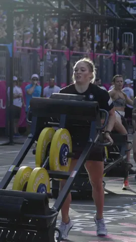 Haley Adams absolutely crushing the flip sled @Haley Adams #FitTok #crossfit #reebok #mayhemathlete