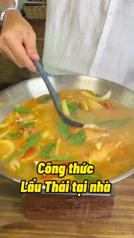 Lẩu Thái đơn giản cho những ngày chán thịt nha #onganhthichnauan #cooking #Ancungtiktok #fypシ