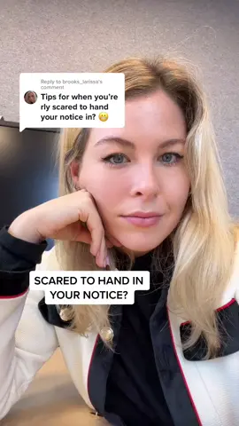 Reply to @brooks_larissa when you’re scared to tell your manager you’re quitting… #careeradvice #career #techtok #Tech #job #jobtips
