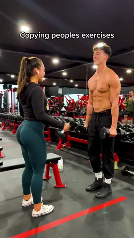 Copying peoples exercises in the gym… by people I mean only gym girls 🤷🏻‍♂️