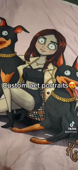 I am literally ✨OBSESSED✨ yall need this😍 @drawymeofficial #fyp #TeamofTomorrow #custompetportraits