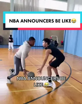 Nba announcers be like #fy #fyp #NBA #nets #announcers