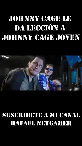 JOHNNY CAGE ADULTO LE DA LECCIÓN A JOHNNY CAGE JOVEN #johnnycage #mortalkombat #mortalkombat11 #johnnycagemk11 #videojuegos