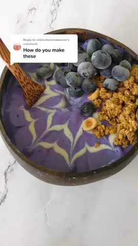 Reply to @robloxfacemakeover How to make a colourful smoothie bowl 🌈 #smoothiebowl #fenitas