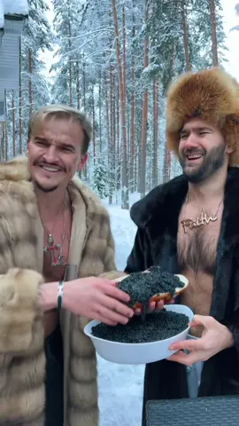 Use only your hands when you eat Black Caviar ❤️ Trust me