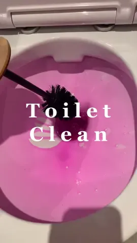 pink Wednesday toilet clean 💗 #homewithchloex #CleanTok #cleaningtiktok #satisfying #toiletclean #amsrcleaning