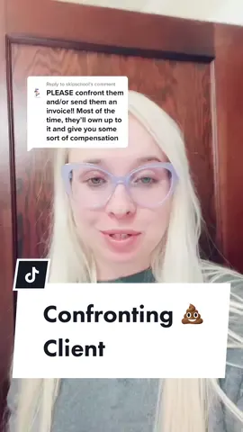 Reply to @skipschool Hate having to deal with these situations as a service based business owner but y’alls support definitely made it easier 😊
