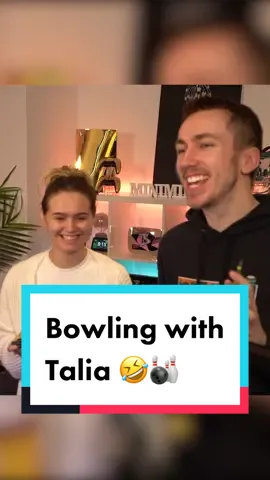 Bowling with Talia 🤣🎳 #Couples #Couple #Challenge