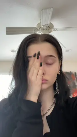Tryna get back to it #makeup #gothic #grwm