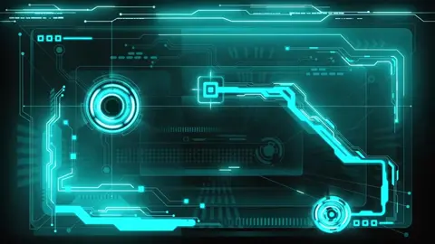 Technological cyber interface #ЖивыеОбои #Заставка #LiveWallpapers #DesktopWallpapers #WallpaperEngine #обои #wallpapers