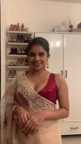 Saree-fied after ages! #DesiGirl #Fyp