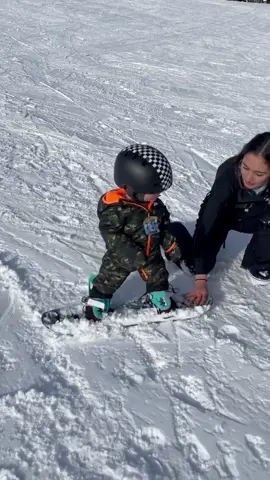we say start them young 😍 #10monthsold #snowboarding #fyp #babiesoftiktok #olympics #beautifulbc #mountain #fun #adventure #Lifestyle #boardlife