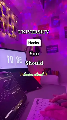 Uni hacks you should know like, yesterday 😌                                                      #studytok #student #studyhacks #RBM #studydrive #shareyourdrive #universitylife #studystips #SelfImprovement #exams