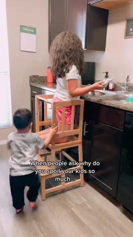 Gotta teach them young! This step stool always comes in handy!! #stepstool #mybabies #kidtok #momtok #CleanTok #coolkids link in bio