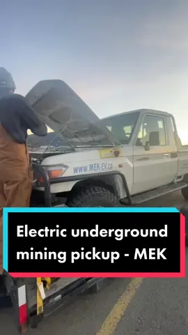 Found this sweet underground mining truck made by MEK-EV.  #edisonmotors