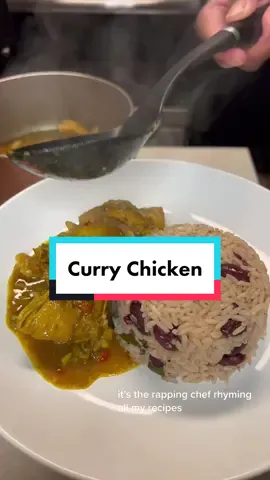 the rapping chef 👨🏾‍🍳 #currychicken  #therappingchef #BlackTikTok  #jamaicatiktok #caribbean