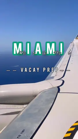 vlogs start tomorrow ✈️ #miami #vacayprep #solotravel #packwithme