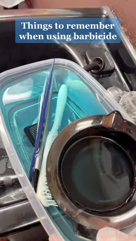 Safety & sanitation is 🔑 to success #barbicide #757loctician #houstonloctician #locstylist #757locs