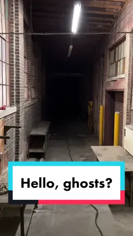 Freddy, you’re supposed to be on lockdown. Vanessa, I bought an old car factory. #ghosts?