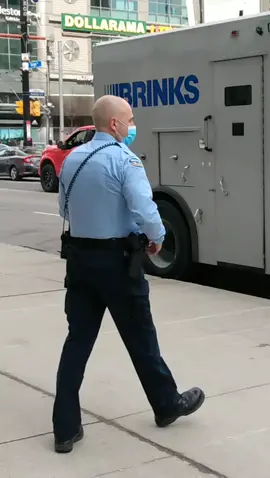 Brink's Guy Gets The Parking Ticket... This is my third video of a Brink's guy getting a Ticket.👁️🩸👁️🌺