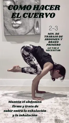 Te enseño cómo hacer el cuervo!#tutorial #selflove#aprendeconmigo#cuervo#yoga#over50#54#beneficios#salud#tupuedes