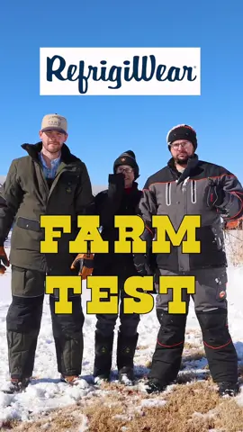FARM TESTING WINTER GEAR🥶 #farmlife #coldweather #snowday