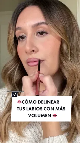 Truco para delinear tus labios con volumen 👄 #delineador #lipliner #makeuptips #makeuptutorial #maquillaje #tipsdemaquillaje #makeuphacks #beautytips