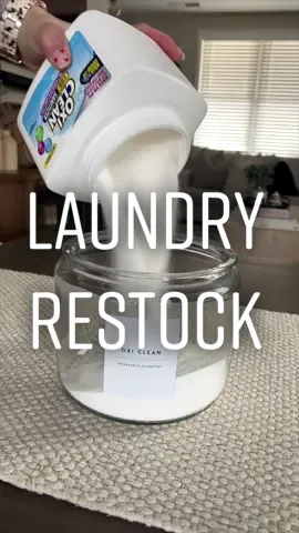 Little laundry restock! Whos ready for the weekend? 🧺🙂🤍  #TGIF #asmr #laundryrestock #restock #organizedhome #laundry #momlife #WeekendVibes