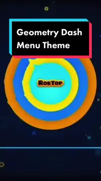 Geometry Dash menu theme. That one song stuck in my head. #geometrydash #sound #sounds #robtop #robtopgames #geometrydashtop