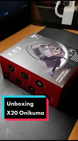 Unboxing X20 ONIKUMA #onikumagaming #headsetgaming #headsetgamingmurah #fyp #fypシ #unboxing